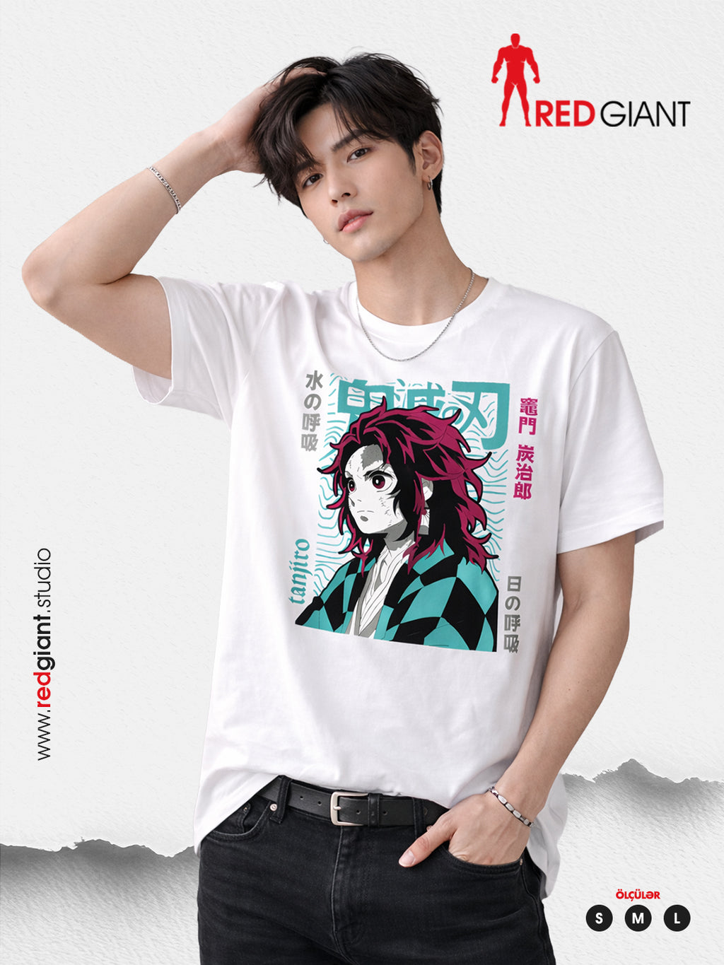 Tanjiro Kamado Print T-Shirt – Demon Slayer
