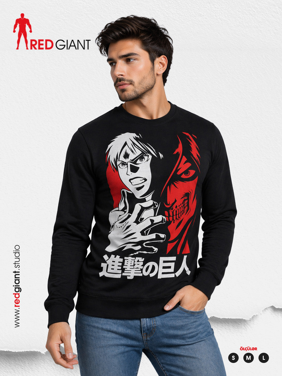 Eren Yeager - Attack On Titan- Sweatshirt unisex