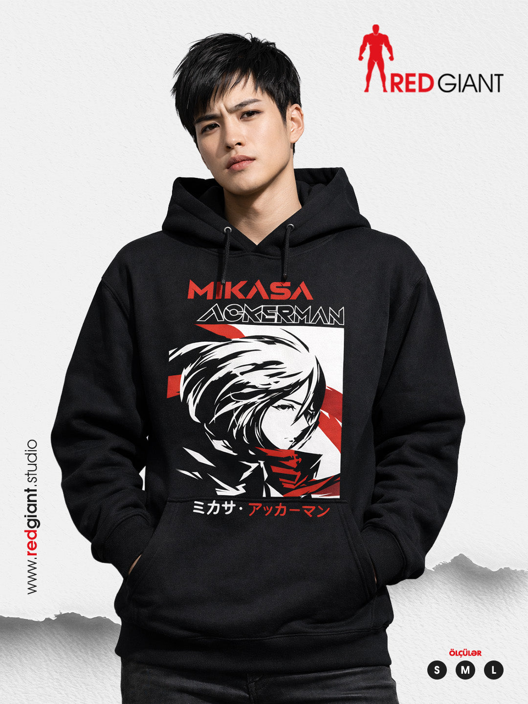 Mikasa Ackerman - Attack On Titan- Hoodie unisex